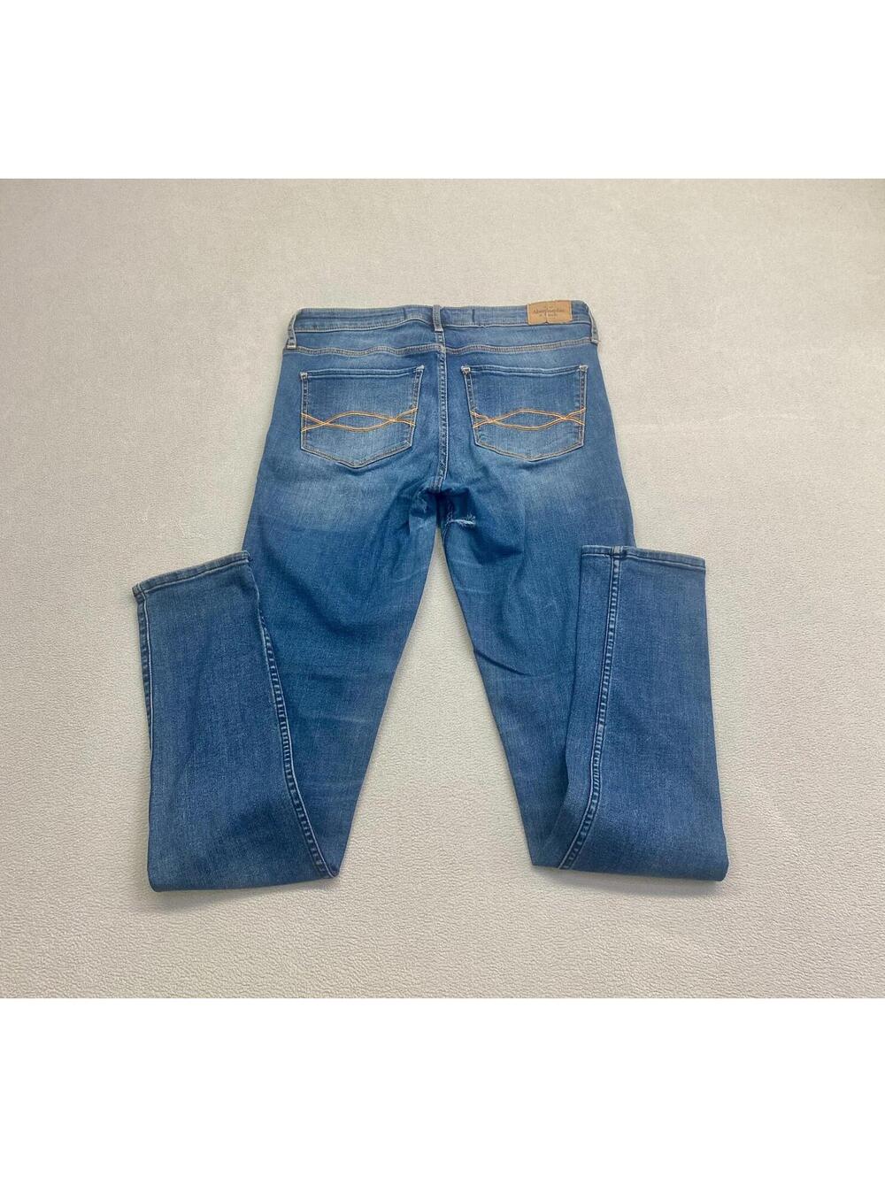 Abercrombie & Fitch Womens Jeans Size 10L W30xL33 Stretchy One Issue See Pics - Picture 2 of 6